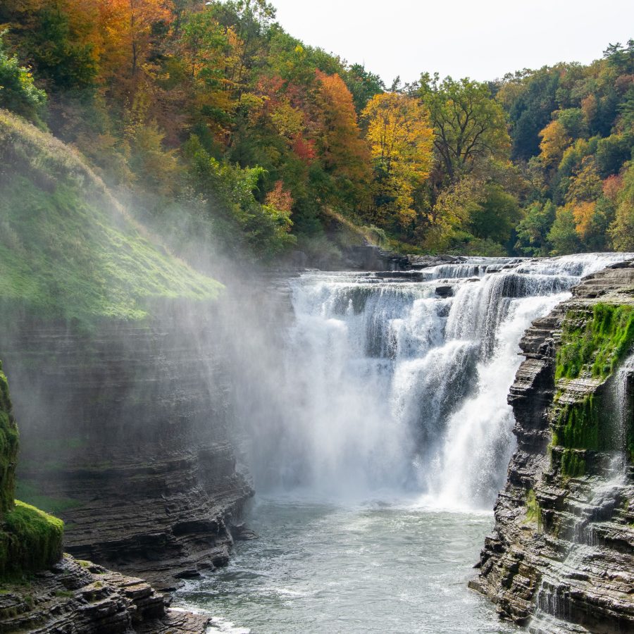 Letchworth State Park Waterfall